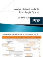 Desarrollo histórico de la psicología social de 1915 hasta la Crisis 2011