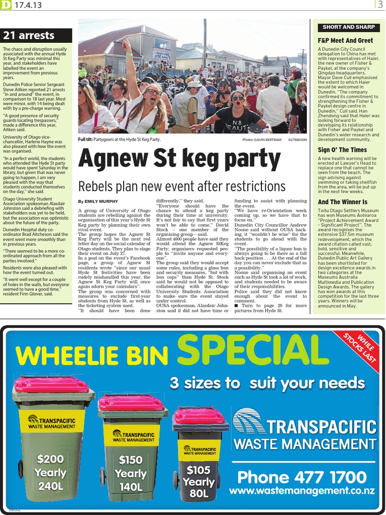 Agnew ST Keg Party PDF