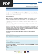 Ficha 6 -A - Criar Um Css -Regras