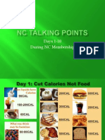 10, NC Program - Talking Points
