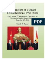 Download Thayer China-Vietnam Relations 1991-2008 by Carlyle Alan Thayer SN17399067 doc pdf