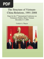 Download Thayer China-Vietnam Relations 1991-2008 by Carlyle Alan Thayer SN17399067 doc pdf