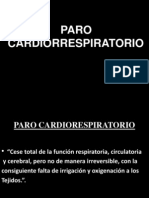 1 Unidad Clase 13 Paro Cardiorespiratorio