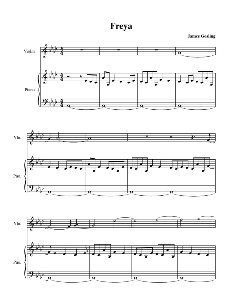 Freya Bbc Merlin Sheet Music