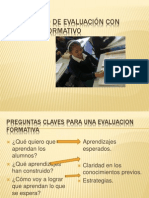 Un Modelo de Evaluación Con Enfoque Formativo