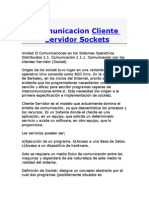 Comunicacion Cliente Servidor Sockets