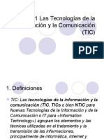 Tema 1 Las Tecnologías de La Información y La Comunicación