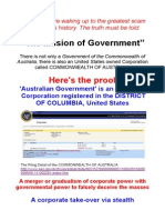 Australia's Government: A US Corporation