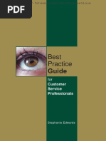 Best Practice Guide for Customer Service Professionals - Sample