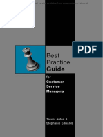 Best Practice Guide For Customer Service Managers - Sample