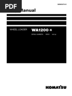 Download WA1200-6 Shop Manual by Rodolfo Mata SN174032678 doc pdf