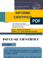 El Informe Científico