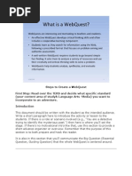 Steps to Create a WebQuest(1)