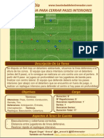 Tarea Defensiva para Cerrar Pases Interiores