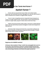 Download Apa Itu Kanser Dan Tanda Awal Kanser by Vizet SN174048762 doc pdf