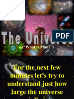 Understanding the vastness of the universe