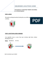 RUBIK's CUBE BEGINNERS METHOD PDF