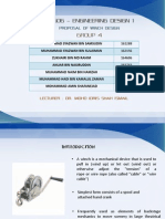 Winch Design Proposal for EMM 3506 Engineering Design 1