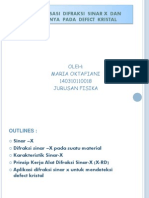 Download Karakterisasi Difraksi Sinar x Dan Aplikasinya Pada Defect  by Maria Oktaviani SN174055185 doc pdf