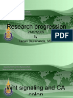 Research Progression Present