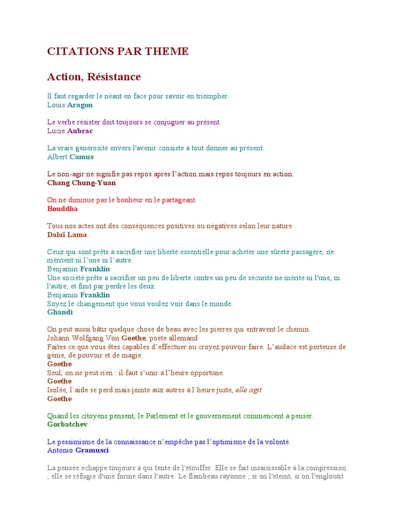 Citations Par Theme Dieu La Violence