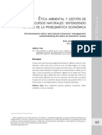 Ética   ambiental   y   gestión   de   los   recursos   naturales 