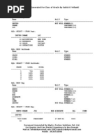 Spool Generated For Class of Oracle by Satish K Yellanki