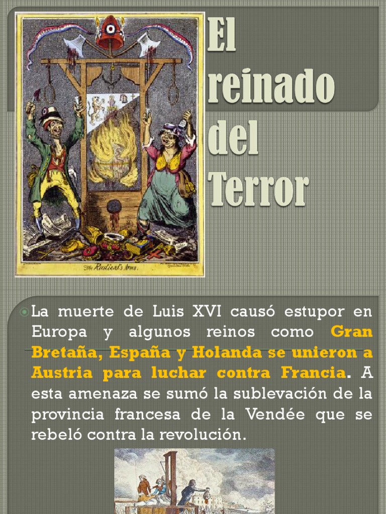 El Reinado Del Terror | PDF | Reino del terror | Maximilien Robespierre