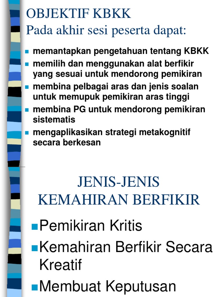 Pemikiran Kritis Dan Kreatif