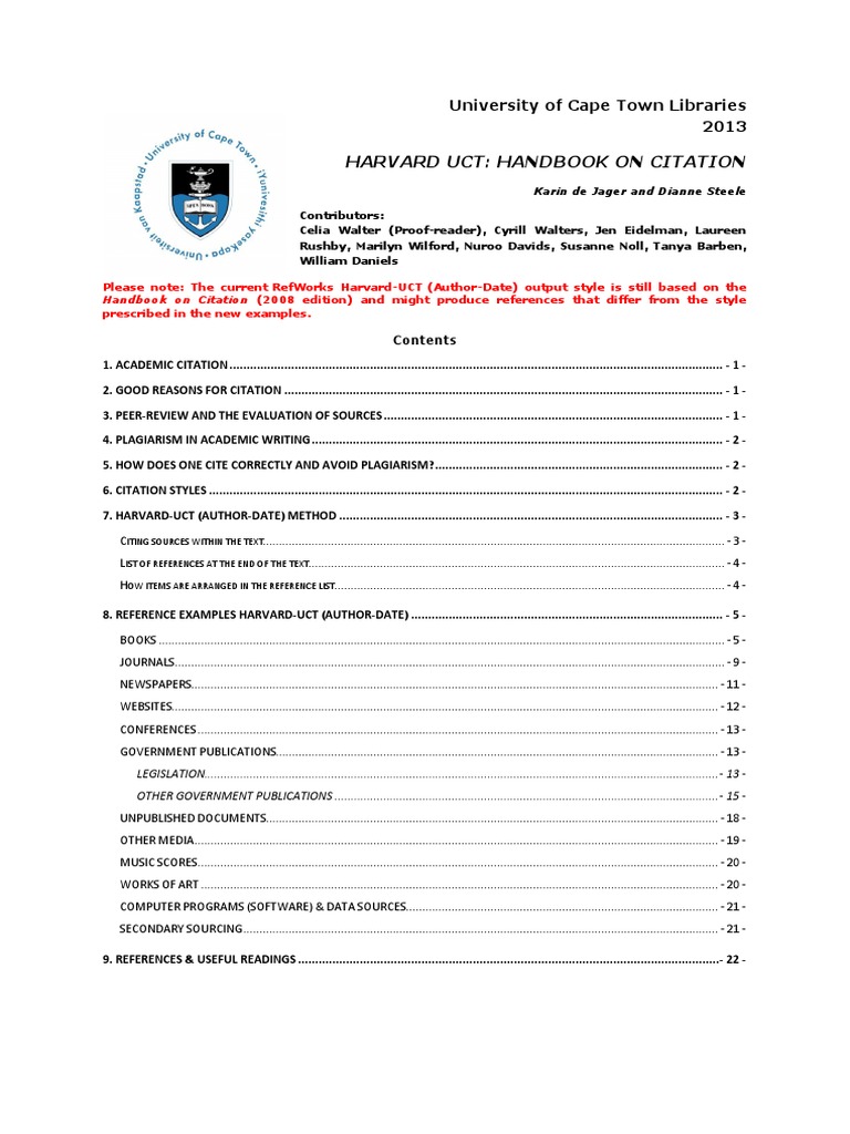 Harvard Uct Citation Handbk Citation Hyperlink