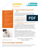 LEAK: Reece Warren NUS Delegate Manifesto