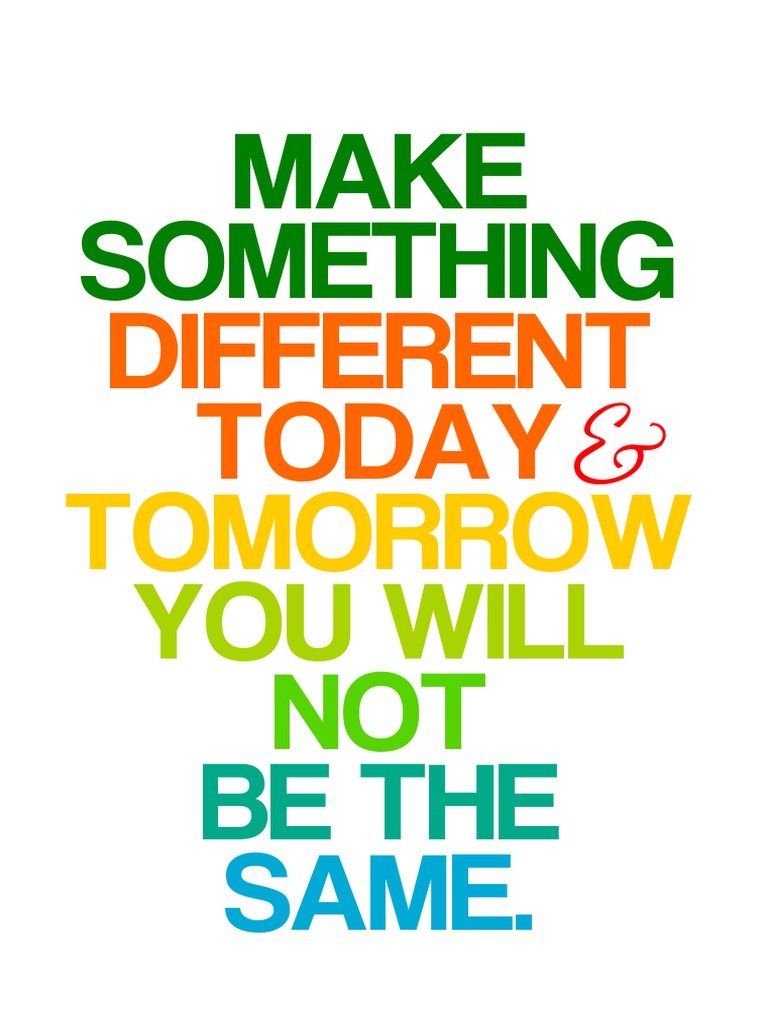 Make Something Different | PDF
