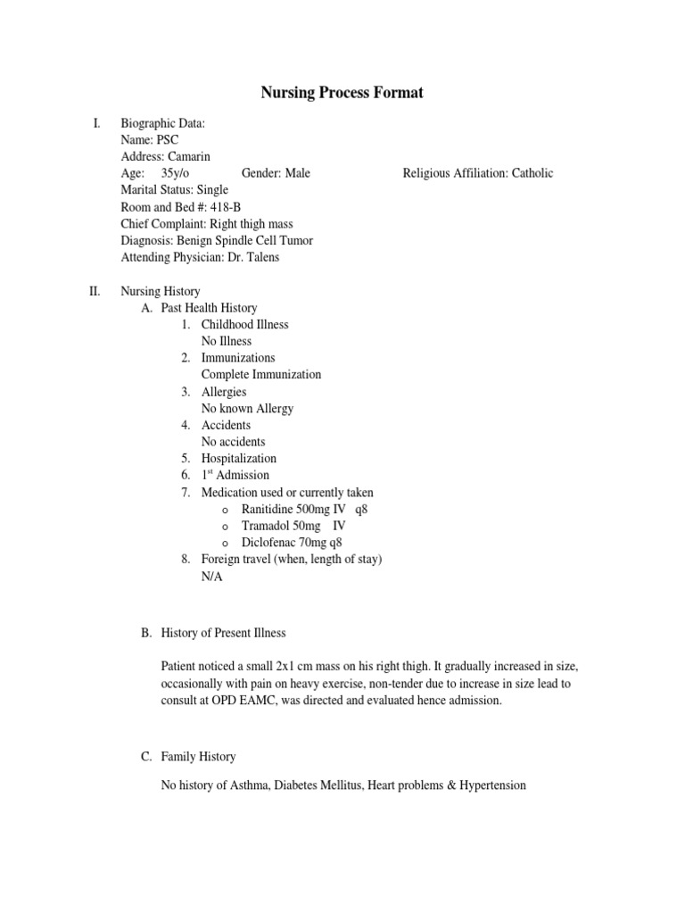 Nursing Process Overview for Patient Care | PDF | Wellness | Science ...