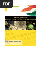Mobile Applications for Inclusive Growth & Sustainable Development