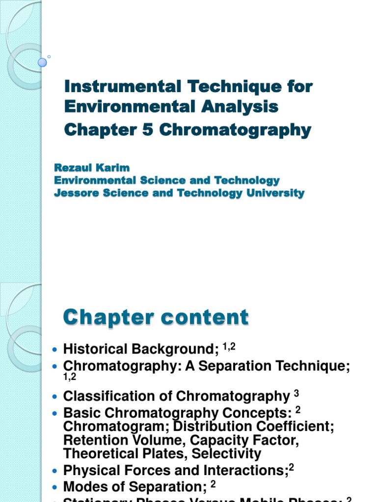 Chromatography Principles and Concepts | PDF | Elution | Chromatography