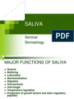 Saliva: Seminar Stomatology