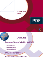 The Personal and the Universal Spectrum – the experience of the European Women’s lobby and trafficking