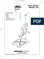 Owner's Manual: Work Station MODEL 220