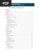 Advanced Report Writing