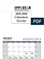 KIPP STAR Calendar 2013-14 Espanol