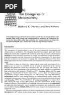 Ottaway Et Roberts - The Emergence of Metalworking