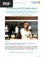 Download TinyEYE Practicum and CFY Supervision by TinyEYE Therapy Services SN17411555 doc pdf