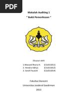 Download Makalah Auditing 1 by Sarah Fauzia SN174116795 doc pdf