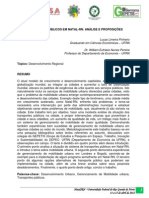 Transportes Públicos em Natal-RN - Análise e Proposições