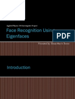 Face Detection via PCA