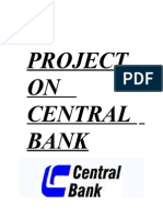 A Project On Central Bank