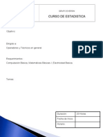 Curso de Estadistica