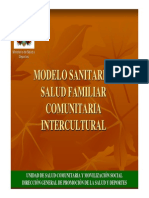 Modelo Sanitario Salud Familiar Comunitaria Intercultural