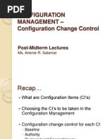 Post Midterm Lecture Configuration Management