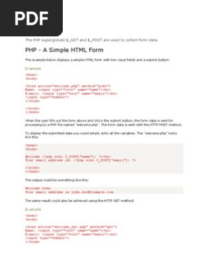 PHP FORM